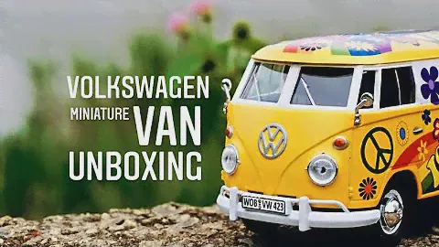 Motormax 1: 24 Volkswagen Type 2(It) Delivery Van Unboxing #volkswagenvan#miniature#scalemodel