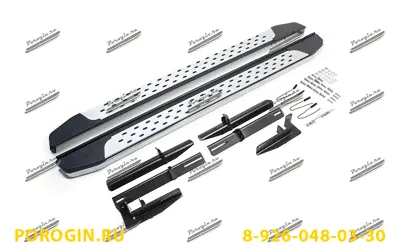 Пороги - подножки Volkswagen Touareg Рестайлинг 2006-2010-2