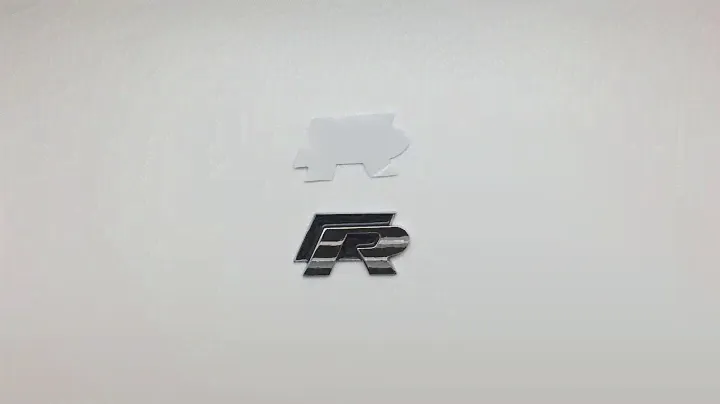 Эмблема R-line для Volkswagen черная