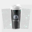 Термокружка Volkswagen auto голубые краски Непроливайка