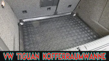 AZUGA KOFFERRAUMWANNE FÜR VW TIGUAN (TIEFER BODEN)