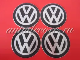 Наклейки Volkswagen 75 мм алюминий