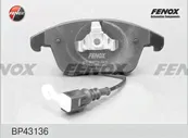 Тормозные колодки Fenox передние для Volkswagen Tiguan I 2007-2018. Артикул BP43136