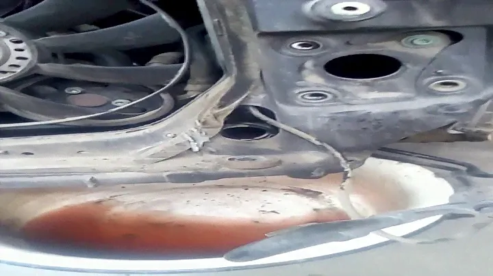 Установка радиатора в Passat b5.5