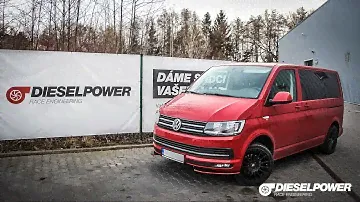 Acceleration 2016 VW T6 2.0TDI 150PS vs 192PS by DIESELPOWER www.dp-race.com