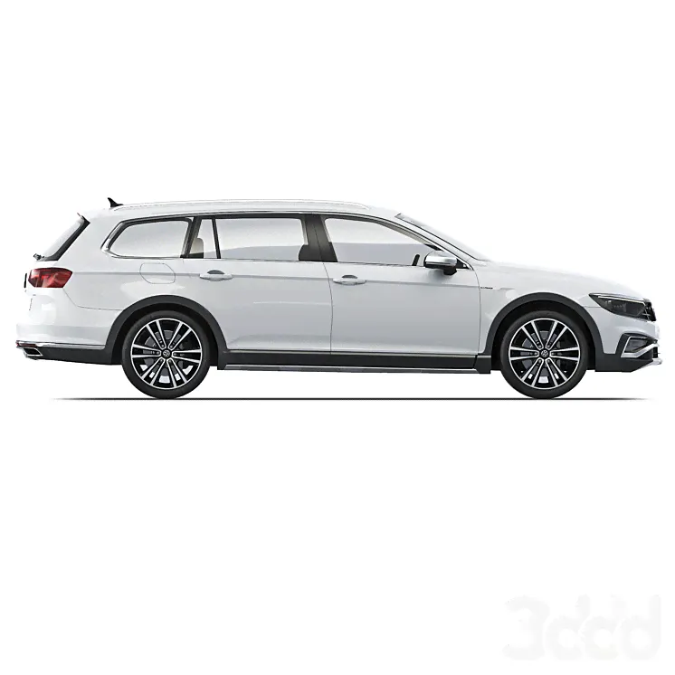 Volkswagen Passat Alltrack B8 (FL) 2020 - Транспорт - 3D модель-0