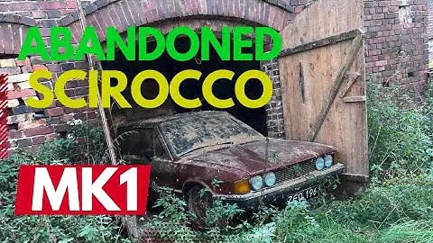 Abandoned vw Scirocco Mk1