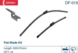 Щетки стеклоочистителя (дворники) Denso передние для Volkswagen Polo VI 2017-2024. Артикул DF-016