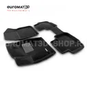 Текстильные 3D коврики Euromat3D Business в салон для Volkswagen Tavendor (2022-) № EMC3D-005410