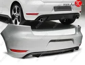 Задний бампер GTI Style Volkswagen Golf 6 (2008-2014) (Неокрашенный)