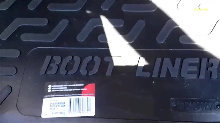 Фольксваген поло седан коврик  в багажник "BOOT LINER" vw polo sedan