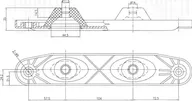 Глушитель Trialli (резина) для Volkswagen Jetta VI 2011-2019. Артикул RM 0190