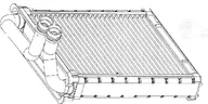 Радиатор отопителя (печки) Luzar для Volkswagen Passat B6 2005-2010. Артикул LRh 18N6