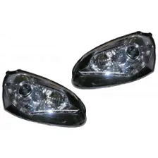 Тюнинг - комплект линзованных фар с led (светодиоды) Volkswagen Golf 5
