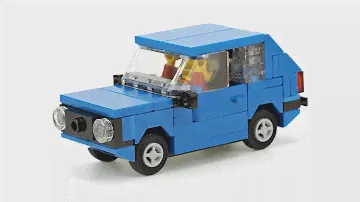 LEGO VW Polo Mk1 MOC Building Instructions