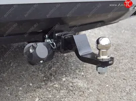 Фаркоп (тягово-сцепное устройство) TCC Volkswagen Teramont CA1 (2016-2020) (оцинкованный, шар Е нержавейка)