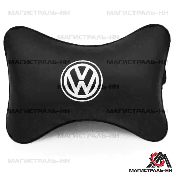 Подушка на подголовник из экокожи VOLKSWAGEN