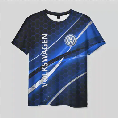 Футболка Volkswagen logo sport Мужская 3D