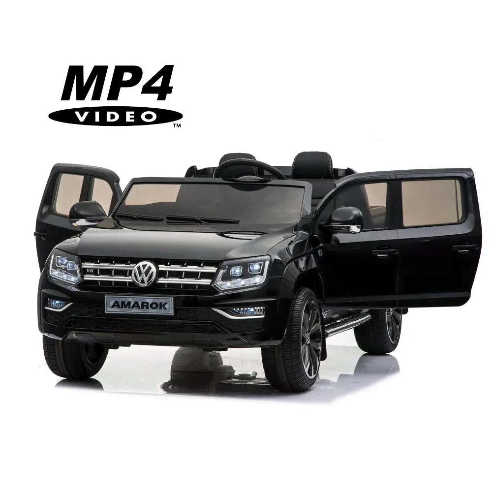 Детский электромобиль Volkswagen Amarok Black 4WD MP4 - DMD-298-BLACK-MP4-0
