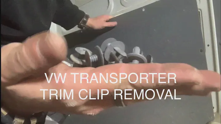 VW Transporter trim clip removal.