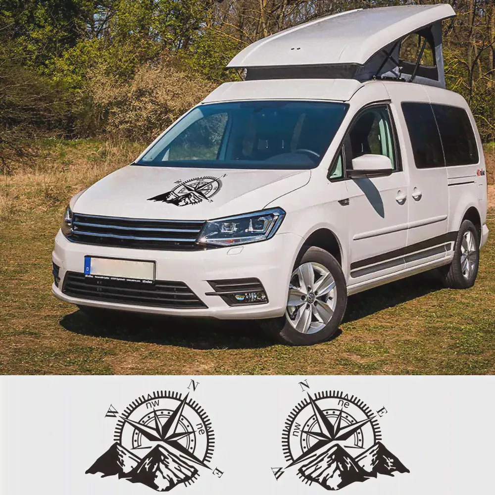 🛍 Наклейки на автомобиль для Volkswagen VW Caddy MK1, MK2, MK3, 2, 3, 4, макси комби, автодом, фургон, виниловые наклейки, аксессуары для тюнинга, 2 шт.-3