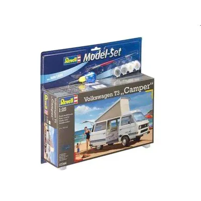 Сборная модель Минивэн Volkswagen T3 «Camper», масштаб 1:25 - 67344-3