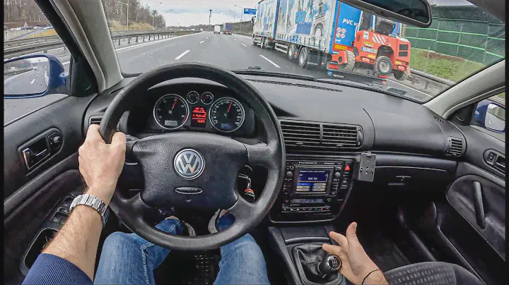 2002 Volkswagen Passat B5 [1.9 TDI 130HP] |0-100| POV Test Drive #1154 Joe Black