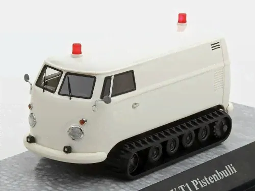 1:43 VOLKSWAGEN T1 Pistenbulli гусеничный 2015 White