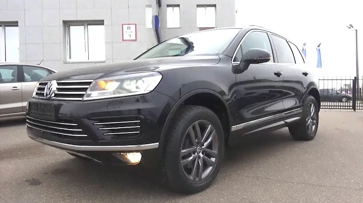 2017 Фольксваген Туарег 3.0 TDI R-line. Обзор (интерьер, экстерьер, двигатель).