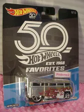 Hot Wheels VOLKSWAGEN T1 DRAG BUS 6/10 ZAMAC VW; Flames 2018 50th FAVORITES