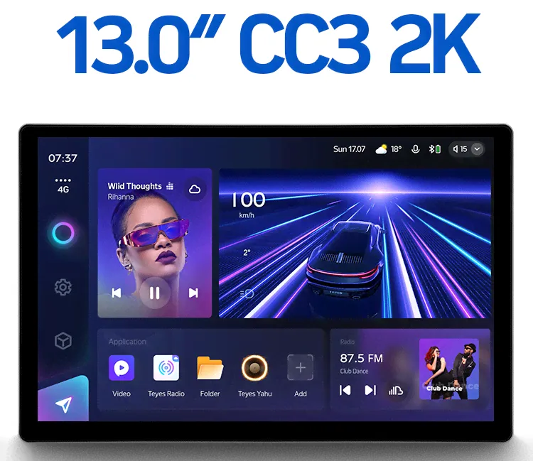 Магнитола для Volkswagen Polo 6, Skoda Rapid 2 2020+ - Teyes CC3-2K монитор 13", QLED+2K, Android 10, ТОП процессор, 4G SIM-слот, CarPlay