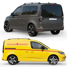 Среднеполигональный автомобиль Volkswagen Caddy 2022 - Транспорт - 3D модель