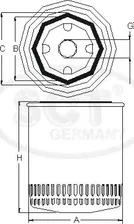 Масляный фильтр SCT-Germany для Volkswagen Passat B5 1996-2005. Артикул SM 111