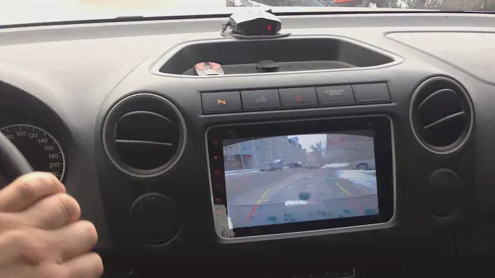 Траектория заднего вида vw Amarok и carDVD Android 4.4 KtKat