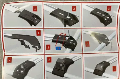 Багажные поперечины для интегрированных рейлингов Erkul Skybar V2 для Volkswagen Transporter T5 2003-2015 (Аэро-крыло дуги) ЧЕРНЫЙ. Артикул 37.SKY.01.03.V2.S