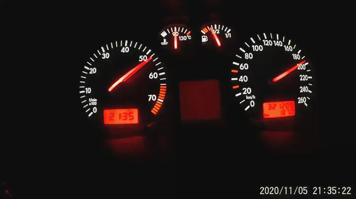 Разгон Passat B5 V6 2.8 автомат (AT) 0-200+ km