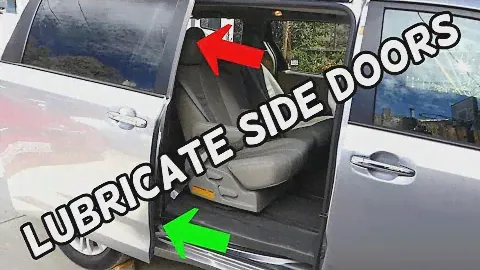 HOW TO GREASE LUBRICATE SLIDING DOORS ON TOYOTA SIENNA