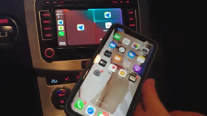 Wireless Carplay and Android Auto Retrofit Box for Volkswagen Magotan RNS 510 2012 Model 5G Upgrade