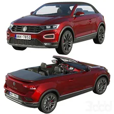 Volkswagen T-Roc Cabriolet - Транспорт - 3D модель