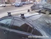 Багажник на крышу Volkswagen Passat B6, Атлант, аэродинамические дуги