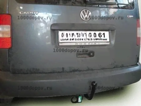 Фаркоп Leader Plus V113-A Volkswagen Caddy (2KB) 2004-2011-1