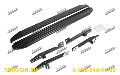 Пороги - подножки Volkswagen Touareg Рестайлинг 2006-2010-0