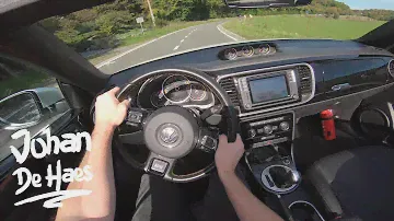 VW Beetle Cabrio Dune 1.4 TSI 150 hp POV test drive