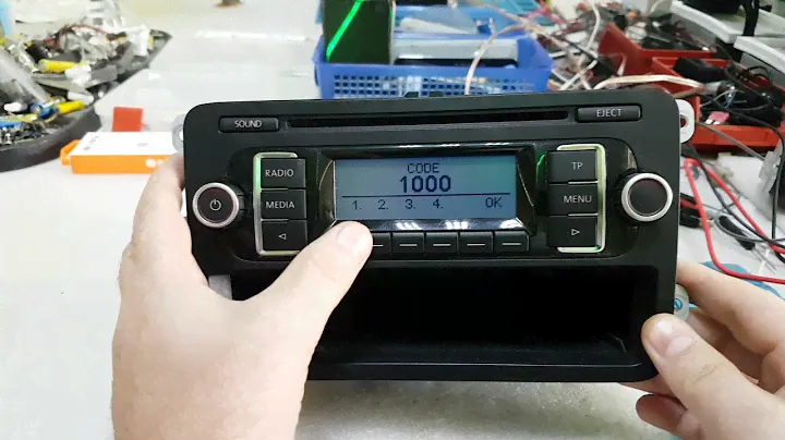 VW RCD 210 enter radio code by Kalaba