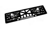 Рамка номерного знака "VOLKSWAGEN" (рельеф.) серебро