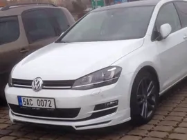 Накладка на передний бампер Volkswagen Golf MK7