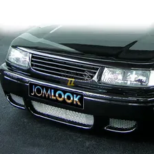 Решетка радиатора без значка JOM Volkswagen Passat B4 (35i) (1993-1997) черная (ABS пластик), 3A0853653COE