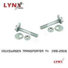 Болты эксцентриковые с шайбой и гайкой развальные LYNX для Volkswagen Transporter T4,Multivan,Caravelle,Транспортер,Мультивен.