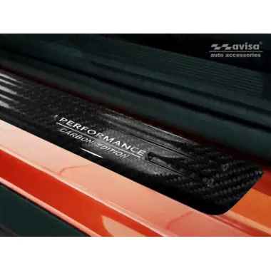 Накладки на пороги карбон (Avisa, 2/48004) Volkswagen T-Roc (2018-)