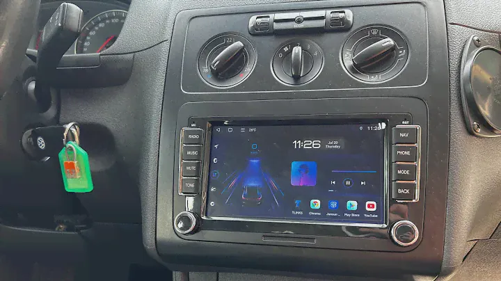 Install #android gps radio Volkswagen Caddy 4gb ram with #apple #carplay #androidauto